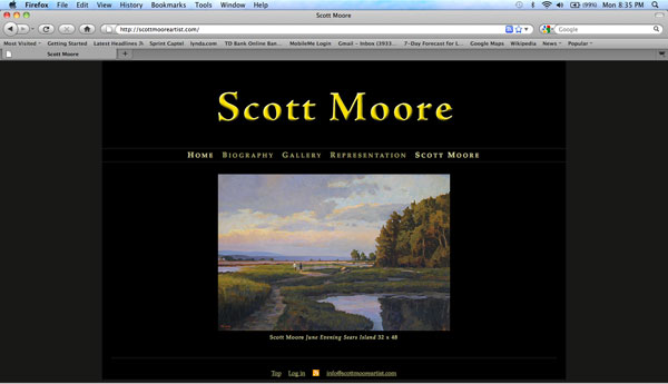 image of Scott Moore homepage